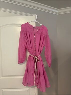 Chicsoul Women’s Pink Dress with Tie